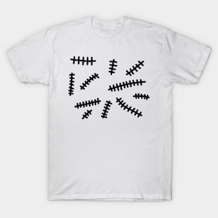 Stitches Illustration T-Shirt